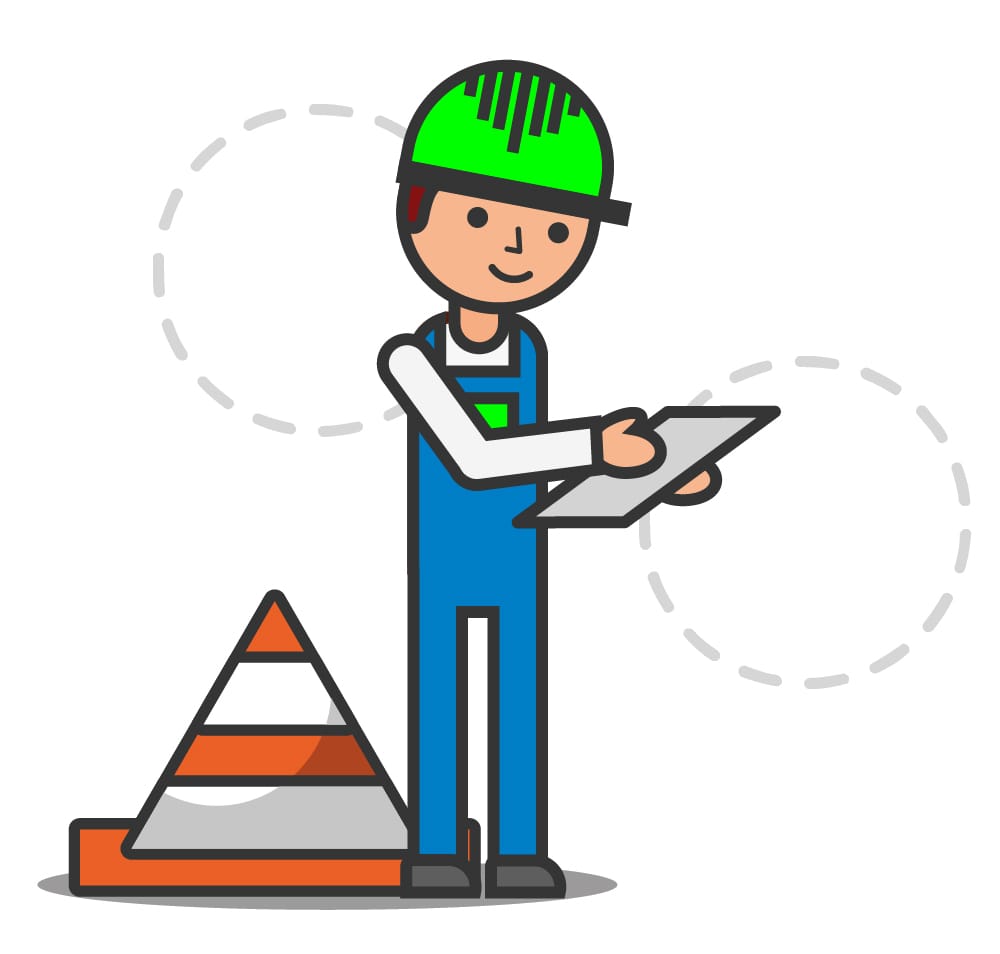 Man holding a clipboard